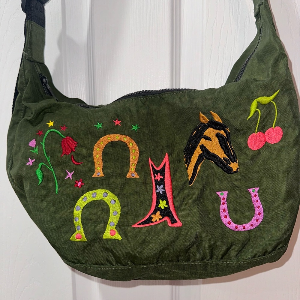 Jessica Williams Baggu Medium Crescent Bay Laurel